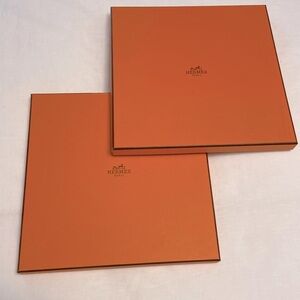 HERMES boxes.  Perfect shape. Held HERMES scarves.